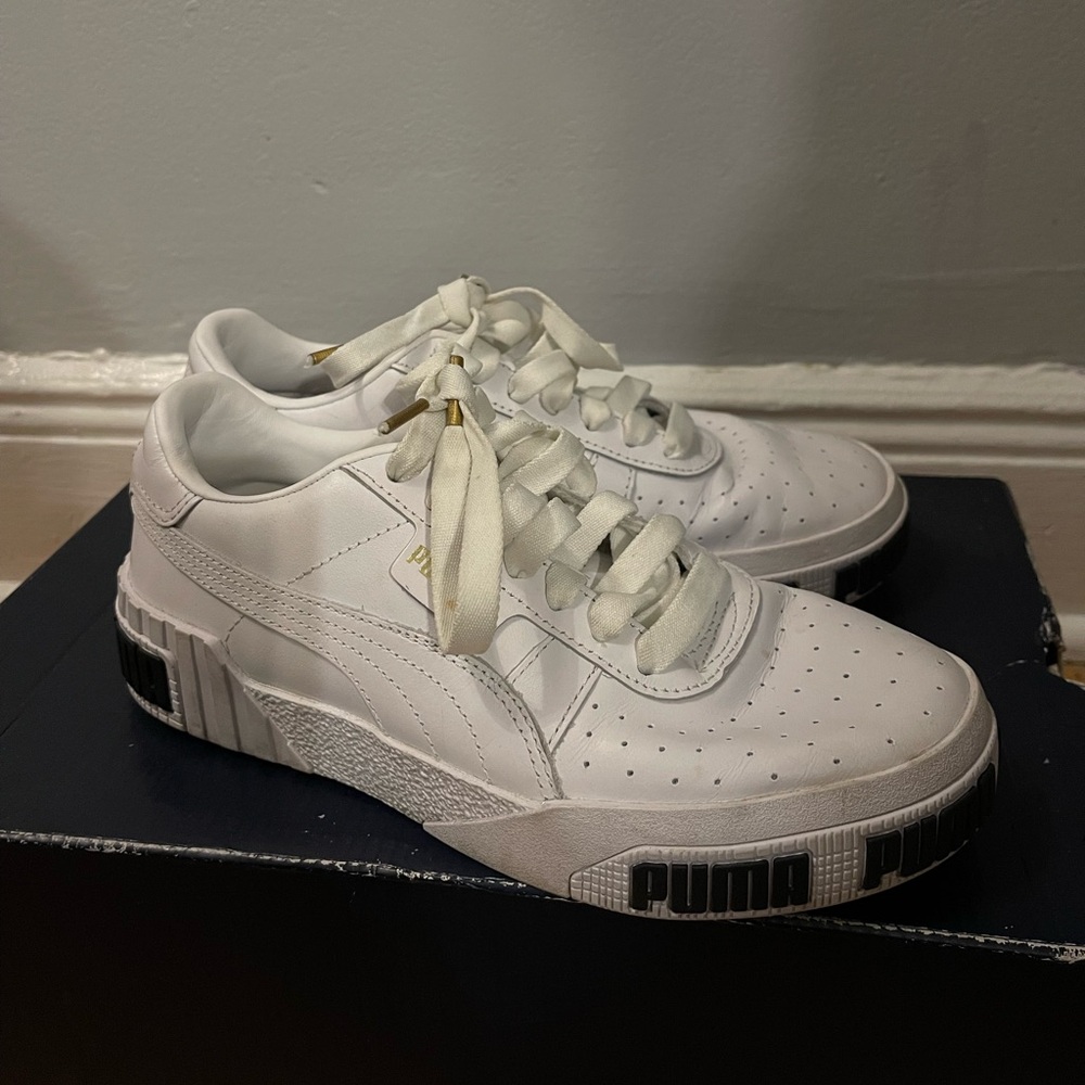 Wmns Cali Bold 'White Metallic Gold' (w/o box)